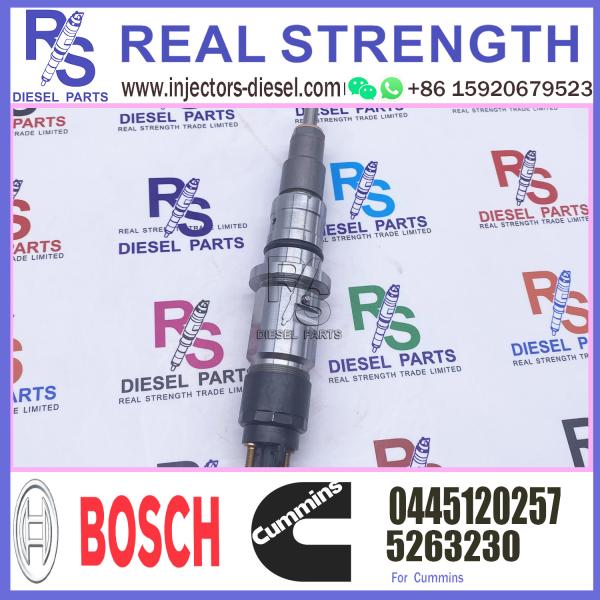 Injetor 5263230 do ISC ISL do ISB das peças de motores da maquinaria de Cummins injetor de combustível 4994928 045120257 5263230 4994928 0445120257