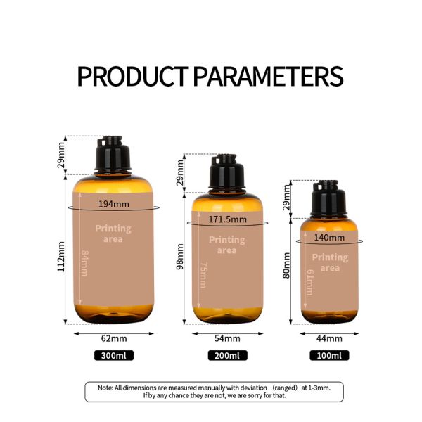 Customized Design Soft Touch Flip Cap Packaging Body Lotion Shampoo Bottle