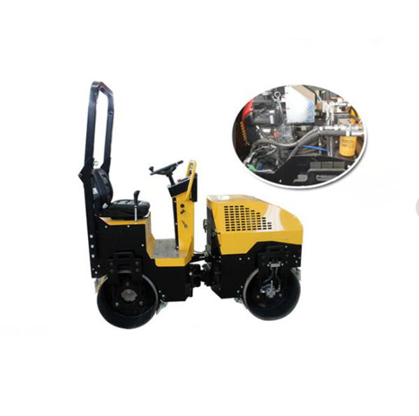 Movimiento vibratorio automotor del rodillo de camino 4 2 toneladas de paseo en la compactación del asfalto