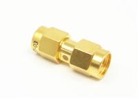 50Ω de latão Placado em ouro SMA RF Adaptador Berílio Contatos de bronze