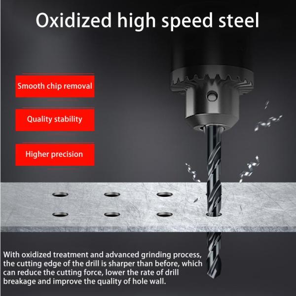 2-3/4 Length Carbide Drill Bits Cutting With Titanium Nitride Coating