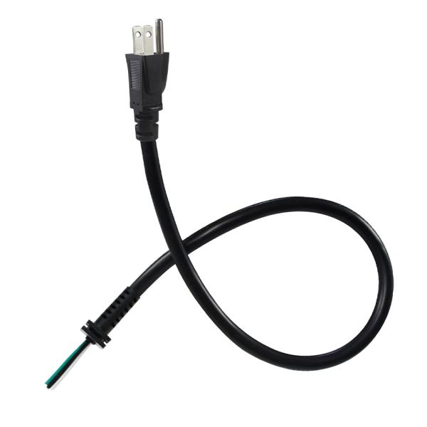 18AWG NEMA 5-15P para cables de alimentación de extremo despojado para aparatos