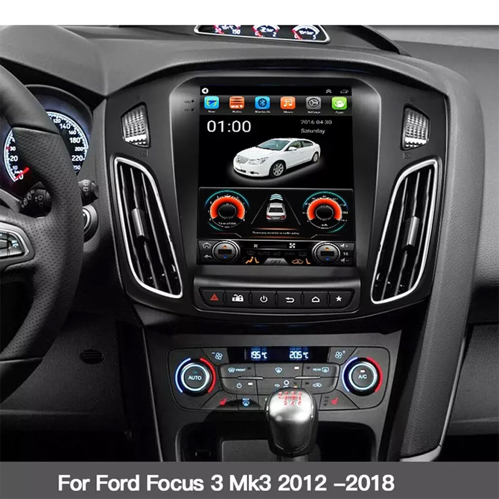 9.7дюймовый Android 13 Автомобильный стерео DVD-плеер для Ford Focus MK3 2012-2018