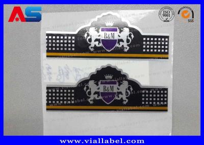 Крен изготовленного на заказ косметического дизайна ярлыков овальный обозначает