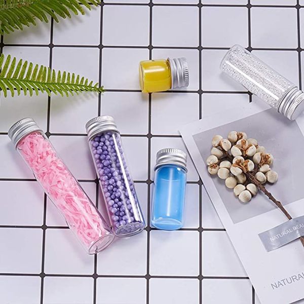 Glass Dram Vials 5ml 6ml 8ml 10ml 12ml 15ml Clear glass vials with aluminum cap for subpackage
