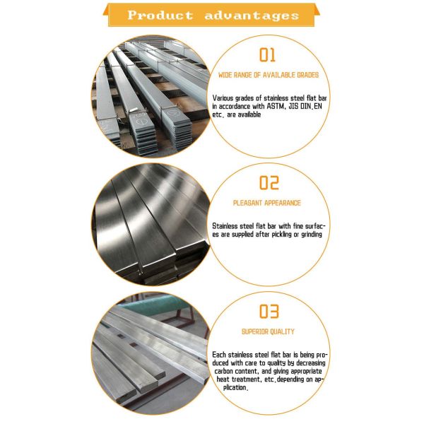 Нержавеющая сталь Astm A276 профилирует Адвокатуру нержавеющей стали 2507 2205 904L плоскую