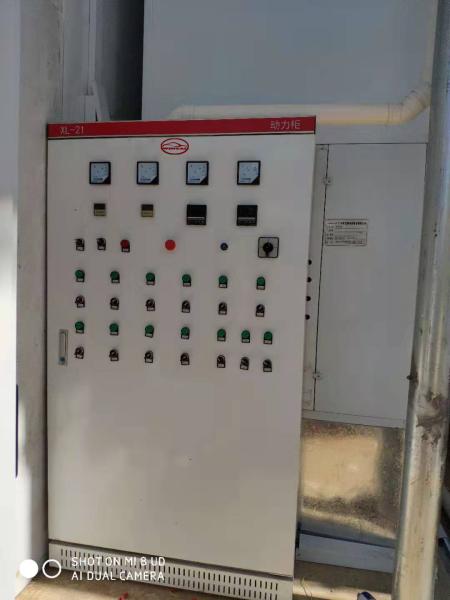 Loja de pintura de pulverização de ônibus industriais LED ao ar livre com 2 conjuntos de ventiladores de escape de 7,5 kW
