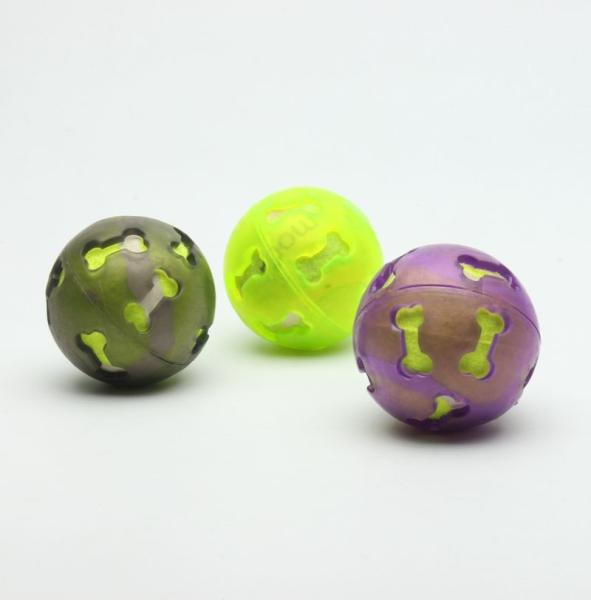 Durable PVC TPR Dog Toy Ball  Non - Toxic Hard Plastic Chew Toys For Dogs