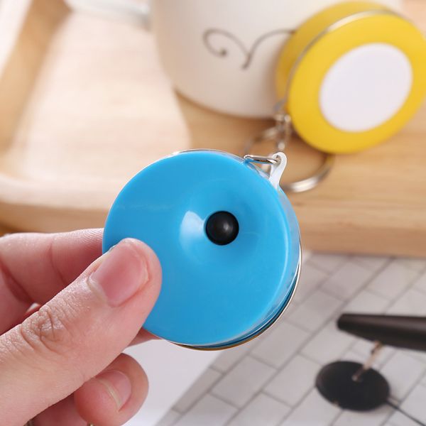 Personalized 150cm 60 Inch Blank Plastic Sublimation Keychain Tape Measure Portable Retractable Measuring Tape Accurate Markings For Home Office