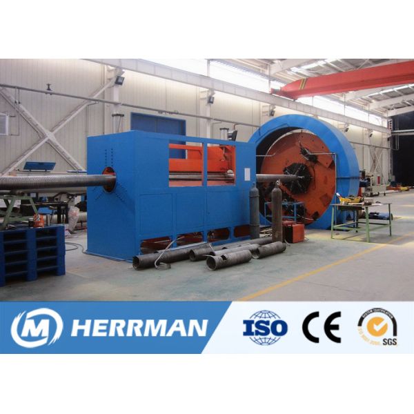 Reinforced Thermoplastic Pipe Manufacturing Machine For Steel Tape Inter Locking
