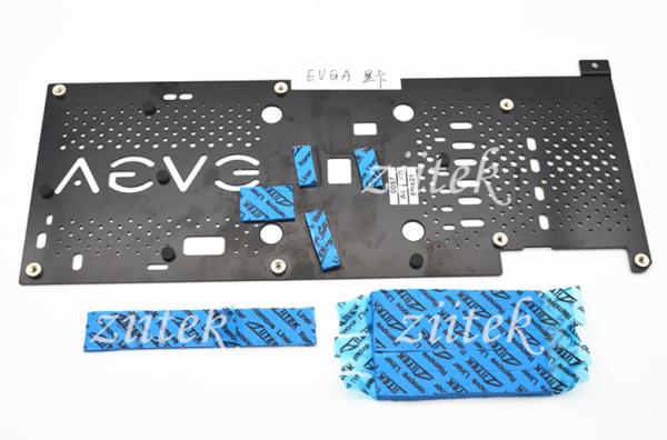 dissipador de calor azul que refrigera termicamente almofada de borracha Ultrasoft 45 shore00 de silicone da resistência térmica do emissor de isofrequência 2.0W/mK a baixa