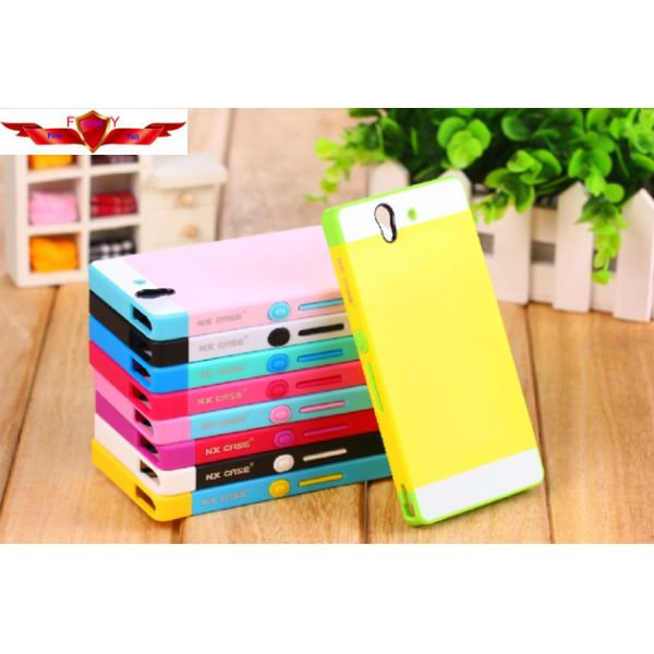Sony L36H Cover Cases PC+Silicone 2IN1 Multi Colors Good Quality