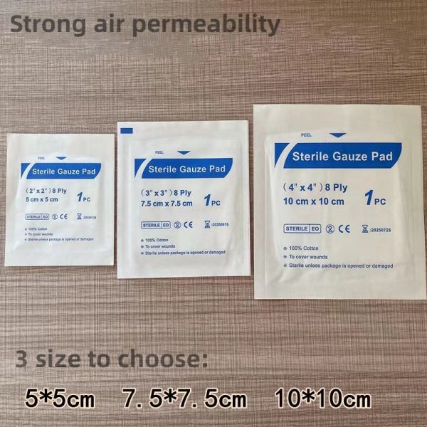 Устранимый аварийный упакованный индивидуал марли Hemostasis стерильный не сплетенный