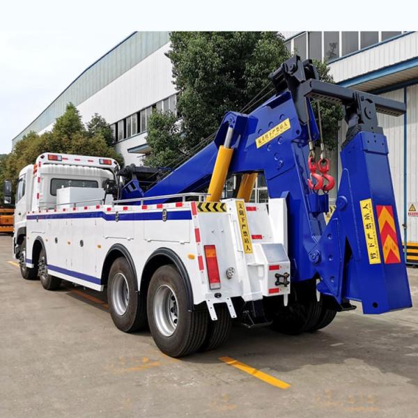 Dongfeng Recovery Towing Trucks Road Accident Rescue Truck with 40t Crane 360degree Rotation Wrecker Tow Truck