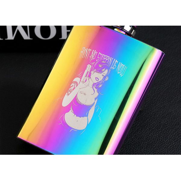 Seven Color Stainless Steel Household Items Portable Outdoor Hip Flask