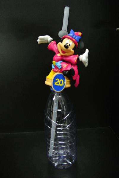 Straw Figures Collectible Vinyl Toys For Kids Water Bottle Disneyland Style