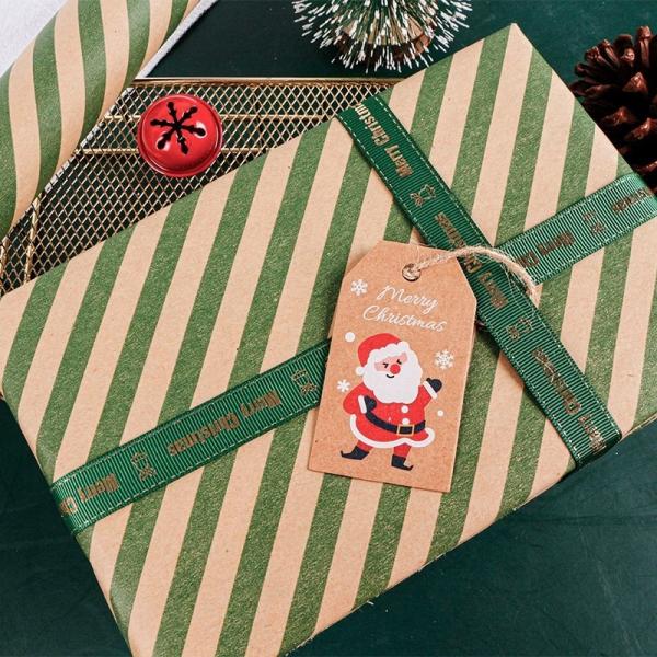 Pacote de caixa de presente MSD para decoração Natal Férias Festa Diária Festa Kraft Arte Papel de embrulho