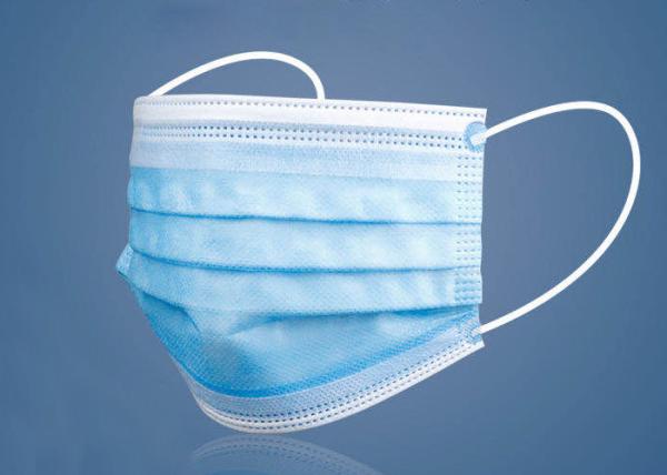 Anti - Virus Medical Disposable Earloop Face Mask With High Breathability CE / FDA