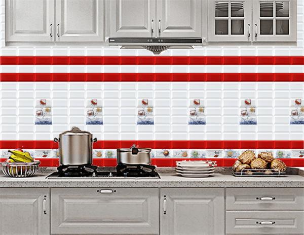AAA Grade White Body Interior Bread Tiles 75x152mm