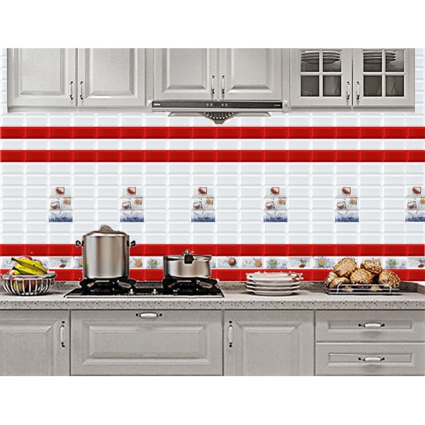 AAA Grade White Body Interior Bread Tiles 75x152mm