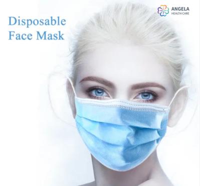 China Factory In Stock Disposable 3-Ply EN14683 ISO14683 Disposable Medical Face Mask,Surgical Mask