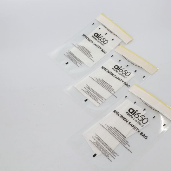 Прилипатель собственной личности сумки образца опасности Eco двойного кармана дружелюбный пластиковый жидкостный био