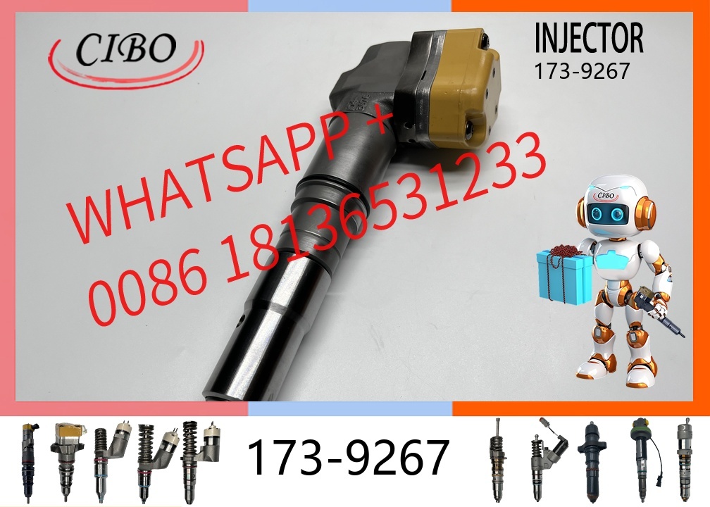 original 173-9267 Fuel Injector for  3412 3412E 3126B 3512B Diesel Engine 5110B Common Rail Injector Diesel Engine Parts Replacement OEM 1739267 173-9268 original new injector
