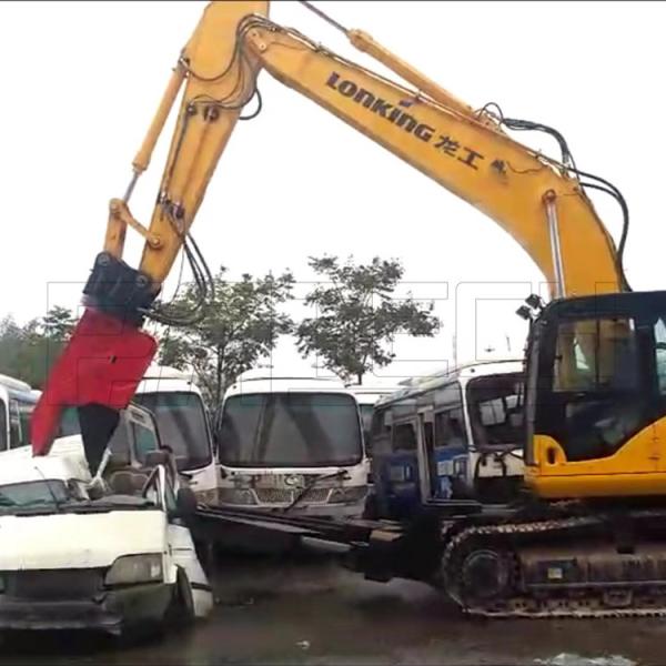 Durable Demolition Shear Rock Crusher, Car Scrap Shear For Metal Wasters Crush