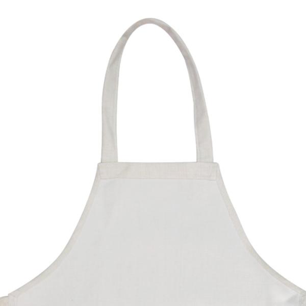 300G And 380G Sublimation Blank Linen Apron With Rolled Edge And Vertical Edge For Adult And Kids