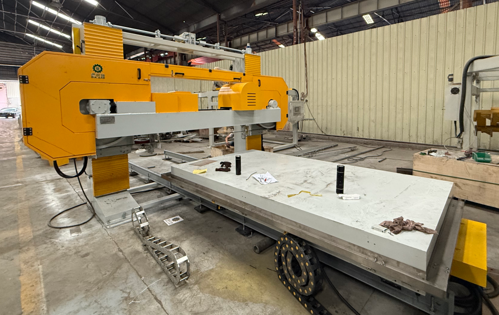 Marble Granite Big Block Cutting Machine Horizontal Band Saw Cutting Machine