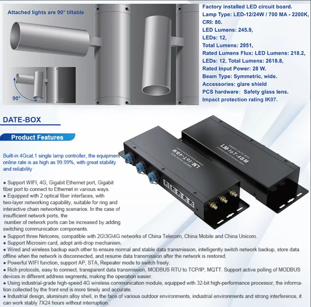 outdoor smart solar wifi city sensors intelligent street light pole