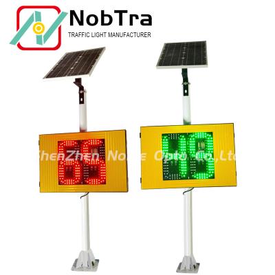 Sinalização de retorno de velocidade do radar solar com IP54 à prova d'água para medição da velocidade do tráfego