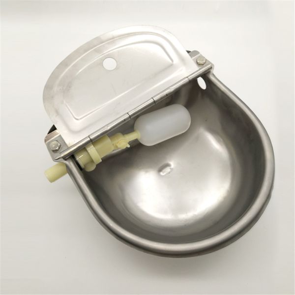 304 Stainless Steel Water Bowls Adjustable Plastic Float Valve 2L Capacity