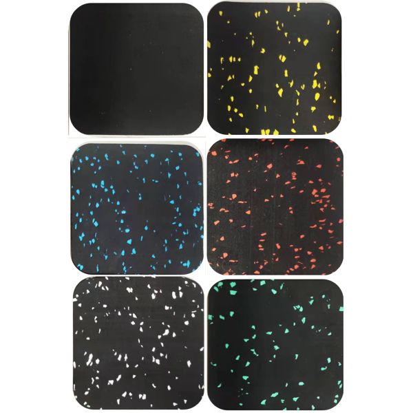 10-30MM Thickness High Elastic Rubber Gym Flooring Shock Absorbing for Commercial