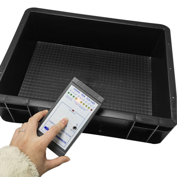 Коробка ESD проводной материальной Stackable доставки PP анти- статическая для пользы фабрики