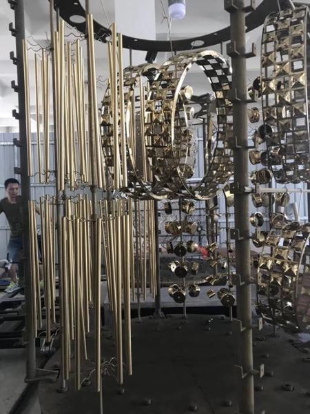 Única máquina de revestimento de aço inoxidável vertical de PVD com tela táctil
