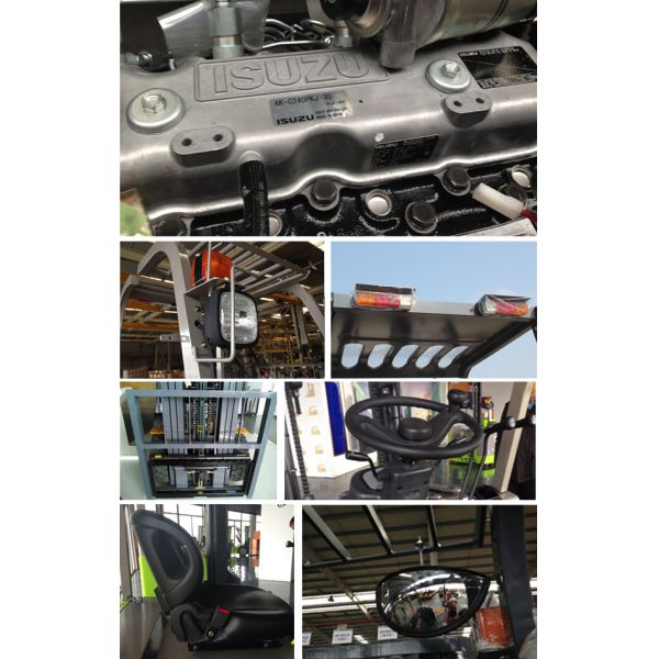 Snsc 3-тонный дизельный вилочный погрузчик с тяжелым вилочным погрузчиком USA Eaton Steering Gear