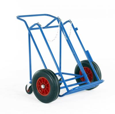 100 chariot léger à l'oxygène de roue de Dolly Gas Cylinder Cart 3 de réservoir de propane de livre