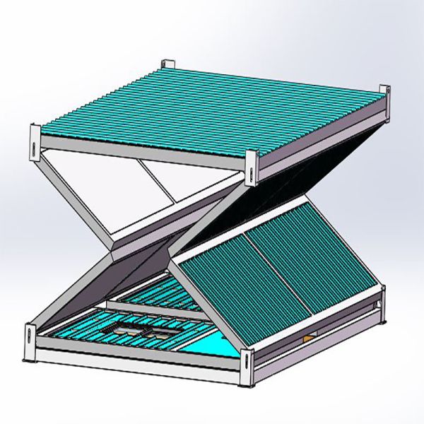 Стальные модульные полуфабрикат контейнеры плоского пакета 20ft