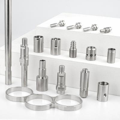 Serviços fazendo à máquina do CNC das peças da fabricação de metal do conector do adaptador