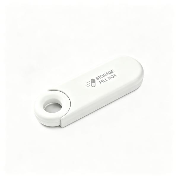 New Style Hot Selling Capsule Type Travel Pill Storage Box Flip Top case Pills Box Mini Plastic Box