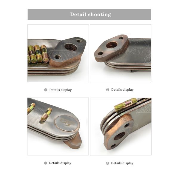 Проектируя маслянный охладитель машинного масла 8980254020 для dmax 4JJ1 4JK1 Isuzu D-MAX