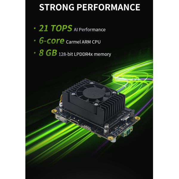 Nvidia Jetson Xavier NX Developer Kit Edge Computing Supercomputer with Cooling Fan