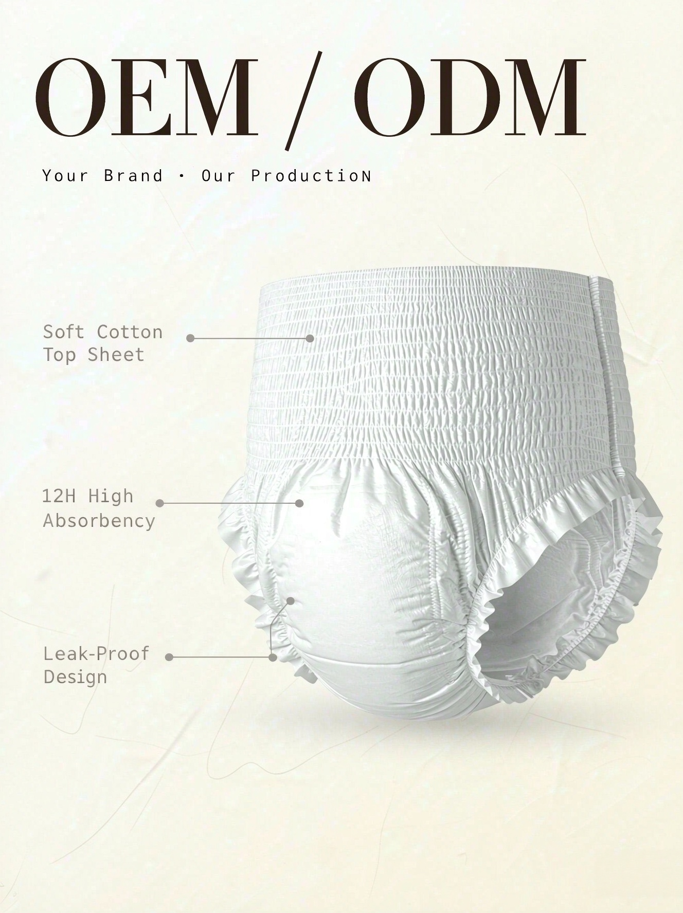 Overnight Ultra Thin Nighttime Period Underwear Featuring High capacity Polymer Core Instantly Absorbs Locks Fluid Away Ensuring Protection