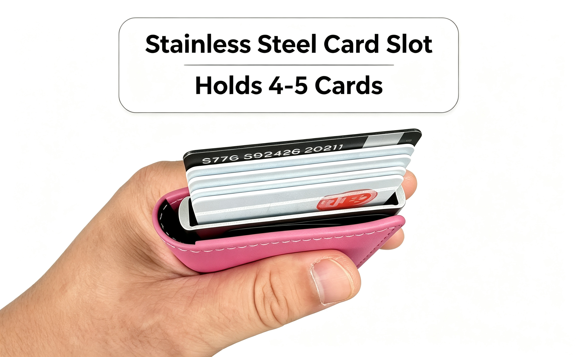 Blank Laser Engravable Vegan PU Leatherette Card Holders
One-Touch Pop-out design, cash pocket & stainless steel inner tray, laserable blanks for CO2 laser & DIY engraving gifts