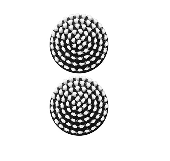 White Soft Bristle Drill Scrubber Brush Clean Upholstery Auto Carpet Boat Seat