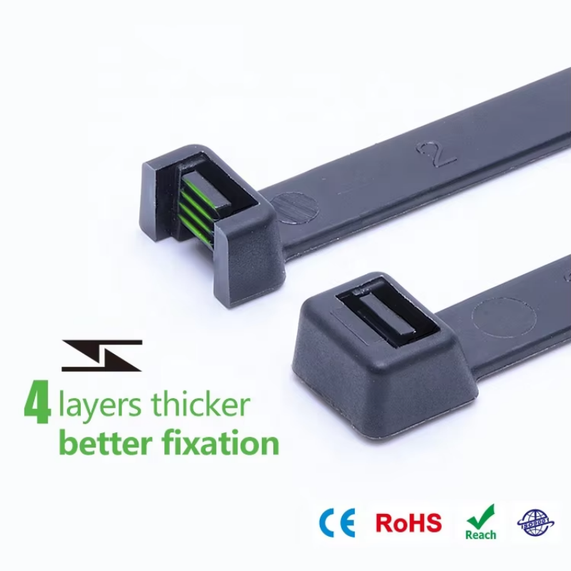 200mm Length Plastic Zip Ties Wraps Strong Standard Multi Color