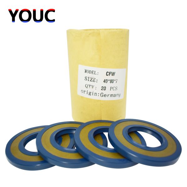 Sello del eje métrico CFW TCV Sellos de aceite de doble labio 40 mm X 62 mm X 6 mm Para sellado hidráulico
