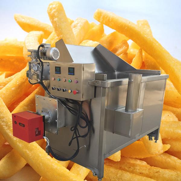 Aquecimento a gás elevação automática cesta Tornado Batata máquina de fritura francesa para batatas fritas belgas