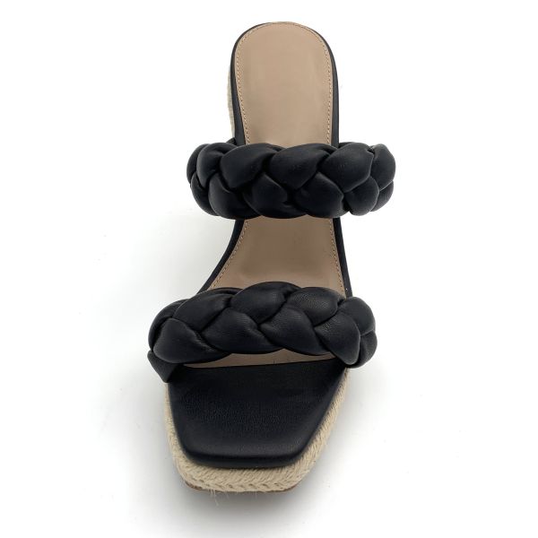 Шнурки вверх Espadrilles Обувь круглый палец с твердым узором OEM ODM